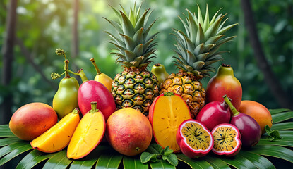 Tropical Paradise: A Feast of Exotic Fruits