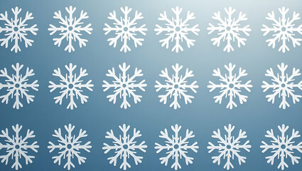 Minimalist Snowflake Seamless Tile Pattern for Modern Winter Decor