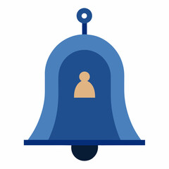 new style church religious bell vector icon on white background