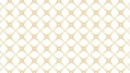 Designing Retro Geometric Seamless Tile Patterns in Dual Metallic Tones on White Background for Stylish Designs - Perfect for Photo Stock with Left Space