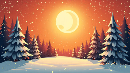 Festive Flat Vector Illustration Design for Holiday Party & New Year Invitations, Greeting Cards, and Event Posters - Perfect for Holiday Marketing and Celebration Promotions