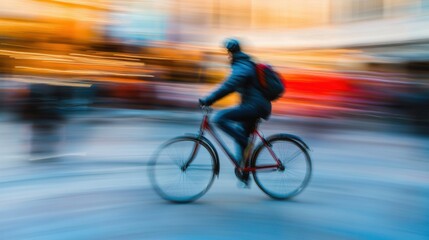 Motion blur gives a sense of movement and dynamic energy.