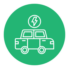 Electric Car Icon