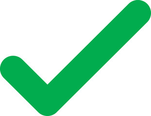 Green checkbox icon, checkmark icon, right box icon

