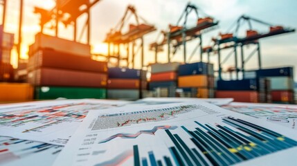 Analyzing us trade policy document washington d.C. Photo office environment close-up view policy insights