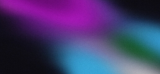 A vibrant color gradient blending purple, blue, and green into a soft and visually captivating abstract background