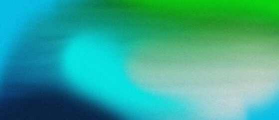 A vibrant blue and green gradient blending into a soft and visually captivating abstract background