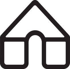 Minimalist social media icon, menu, profile, home шсщт