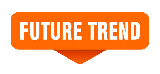 future trend sticker. future trend sign on transparent background