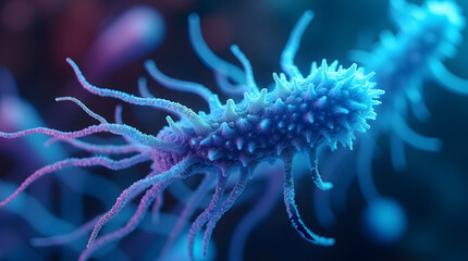 Neural Web: The Digital Pulse of Synthetic Bacteria