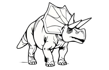 abstract illustration of Tyrannosaurus Rex 