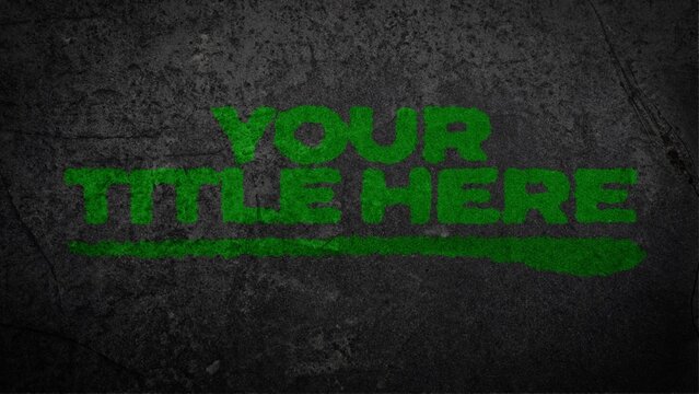 Concrete Grungy Title Intro