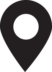Contact Icons, communication symbols, black simple contact icons