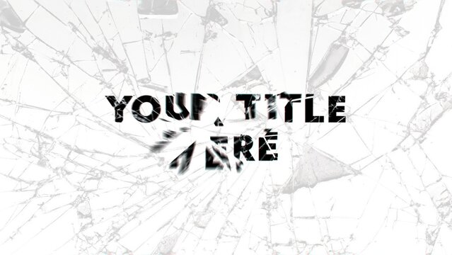 Shattered Glass Modern Title Intro