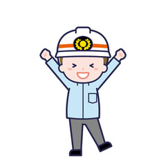 Obraz premium 救急隊員／男性 03