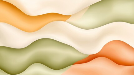 Abstract wavy pattern in soft colors for design purposes.