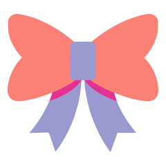 colorful ribbon bow