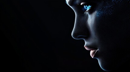 Quantum encryption and neural network fusion futuristic technology concept for digital innovation