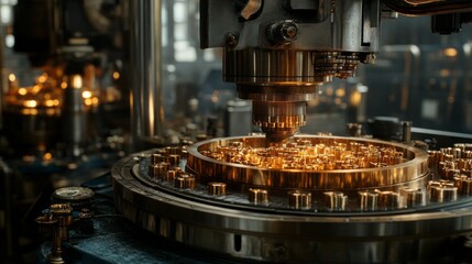 The quality control station in a rare metals factory conducts thorough tests on sample purity using specialized machinery, ensuring high standards of production