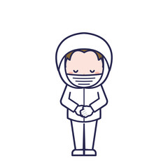 衛生服／男性 08