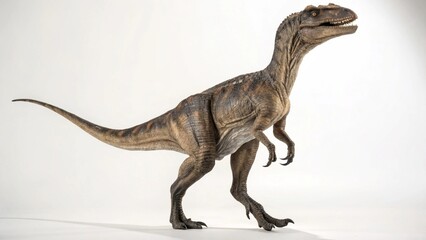 Fototapeta premium Dinosaur in full view on studio background