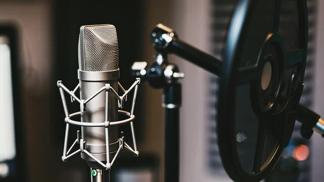 Professionelles Studio-Mikrofon f&uuml;r Audioaufnahmen
