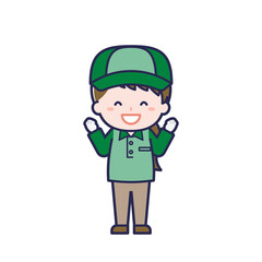 配達員／女性 07