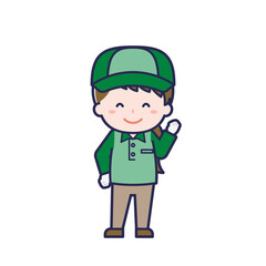 配達員／女性 04