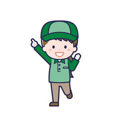 配達員／女性 05