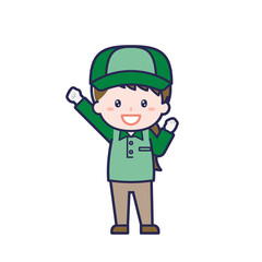 配達員／女性 06