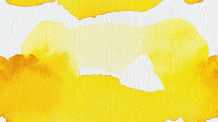 Vibrant yellow watercolor art studio abstract design artistic environment close-up view creative expression