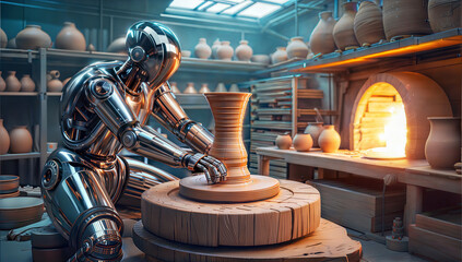 The future of ceramics: a robot artisan in action