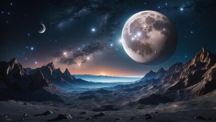 Extraterrestrial Moonscape