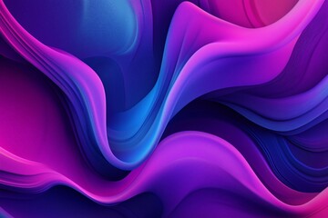 Futuristic blue and purple wave flowing on a dark background with grainy texture