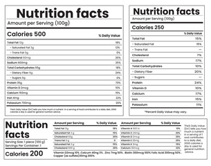 Fototapeta premium nutrition facts,nutrition label,subway calories,supplement facts,nutritional information calculator,twisted tea nutrition facts,gatorade nutrition facts