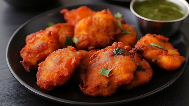 mix pakora bread pakora onion pakora moong dal pakora mirchi samosa aloo pakora with color