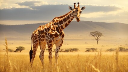 Giraffe in the Plains.