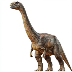 Obraz premium Photo of Dinosaur Brachiosaurus isolated on white background