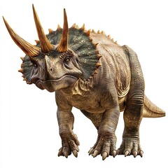 Fototapeta premium Photo of Dinosaur Protoceratops isolated on white background
