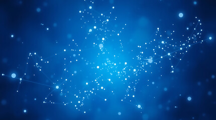Fototapeta premium abstract blue background with stars