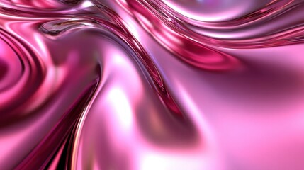 pink chrome metal background.