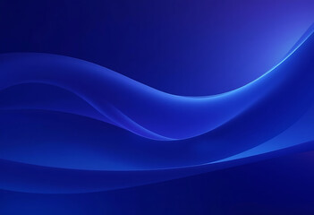 Futuristic Abstract Blue Wave Design with Flowing Energy and Motion