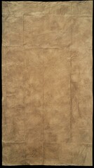 Old crumpled paper background, brown vintage parchment with grunge texture, full frame antique letter backdrop, aged surface and design, copy space