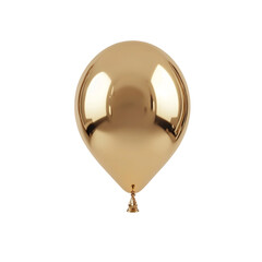 Golden Balloon Joyful Celebration Festive Design