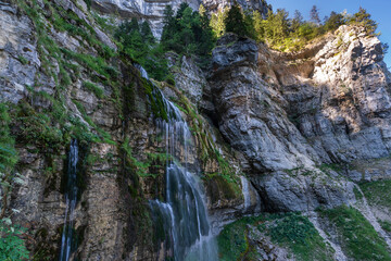 Cascade des Sources im Cirque de Saint-M&ecirc;me, Chartreuse