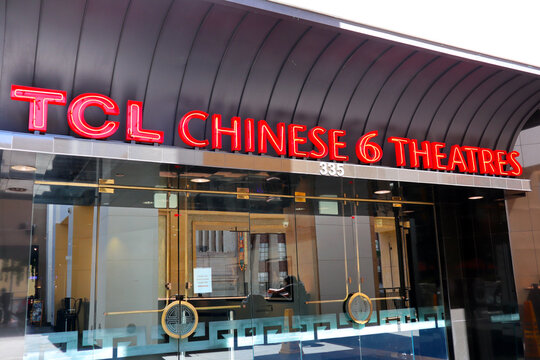 Hollywood,Los Angeles, California &ndash; March 8, 2025: Grauman's TCL Chinese Theatre at OVATION Hollywood on Hollywood Blvd