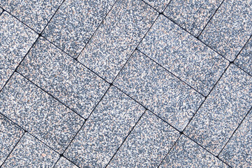 gray paving decorative stone tiles top view