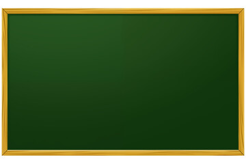 Green chalkboard with a wooden frame, suitable for educational settings. Ideal for classrooms, presentations, and creative brainstorming activities.