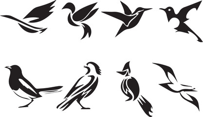 Bird vector, bird, animal, sparrow, feather, flying, animals, wildlife, wild, wing, duck vector set