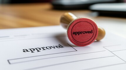 Approved government form photo office environment document type detailed gigapixel view administrative process